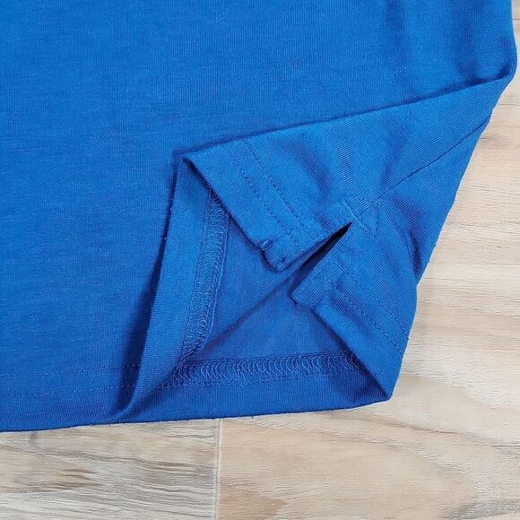 🦋Under Armour Blue & Turquoise Golf Collared Polo Shirt Youth Large - Picture 11 of 13